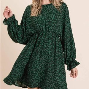 💗Believe in Fate Animal Print Dress💗